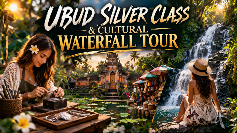 Ubud Silver Class, Palace & Waterfall Experience